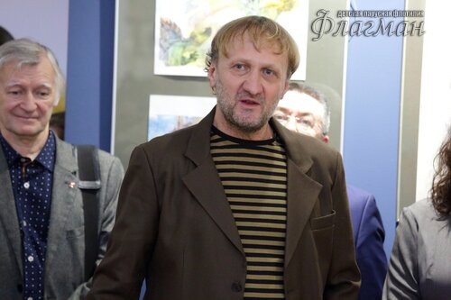 Открытие выставки работ  художника-иллюстратора Евгении Ивановны Стерлиговой YE1A0619